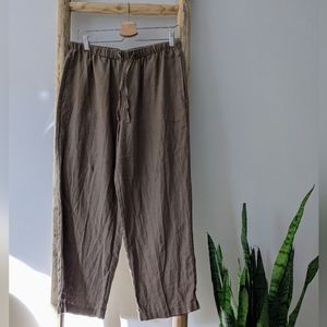 Orvis Performance Linen Relaxed Fit Wide Leg Pant